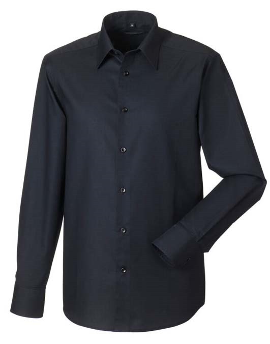 Men&#39;s Long Sleeve Easy Care Tailored Oxford Shirt