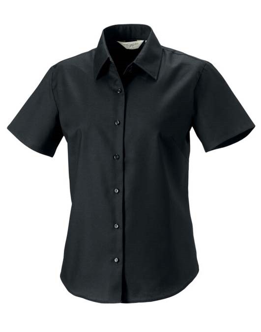 Ladies&#39; Short Sleeve Easy Care Oxford Shirt