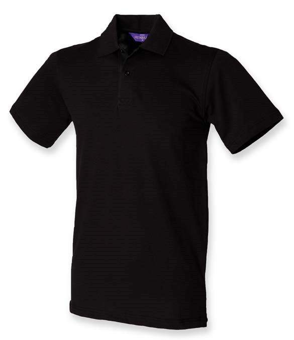 Henbury Unisex Stretch Cotton Piqu&#233; Polo Shirt