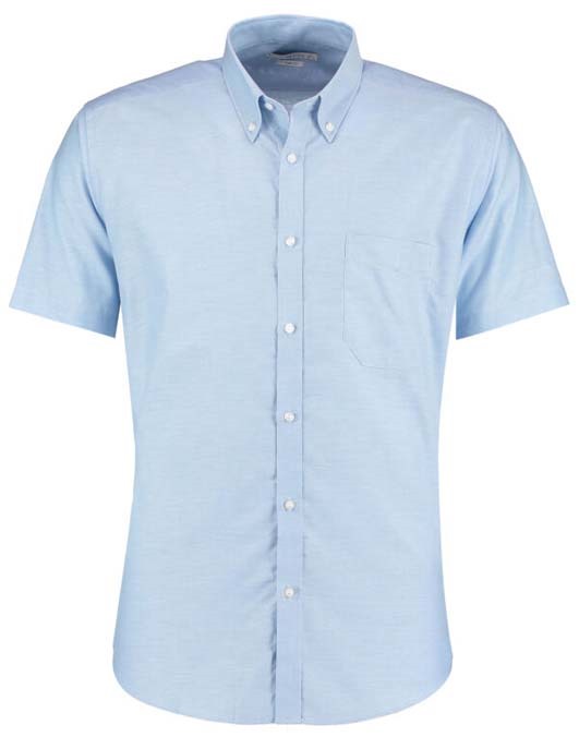 Slim Fit Short Sleeve Workwear Oxford Shirt