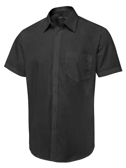 Men&#39;s Short Sleeve Poplin Shirt
